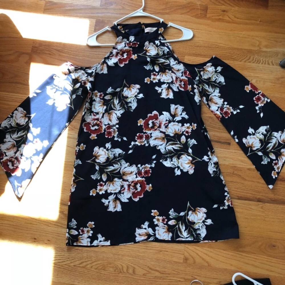 Vici cold shoulder dress!